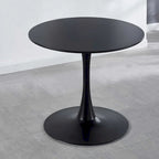 31.5 Tulip Table Mid-century Dining Table for 2-4 people With Round Mdf Table Top, Pedestal Dining Table, Leisure Coffee Table