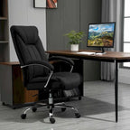 Chaise de bureau ergonomique pivotante à dossier haut noir/gris pour 1 personne, hauteur réglable, tissu lin