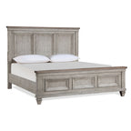 Ensemble de chambre 5 pièces crème et marron – Grand lit / Très grand lit / Très grand lit californien
