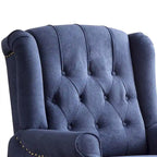 Fauteuil inclinable à dossier basculant jaune/vert/bleu/beige, capitonné, une place