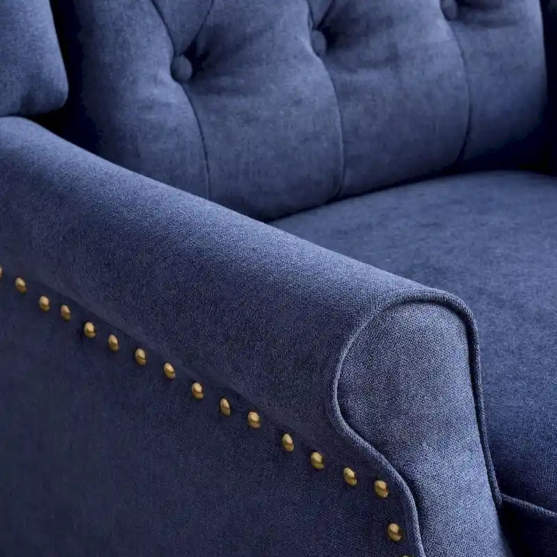 Fauteuil inclinable à dossier basculant jaune/vert/bleu/beige, capitonné, une place