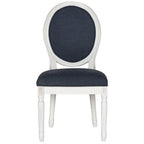 Chaise de salle à manger ovale dossier parisien, lot de 2 – Plusieurs coloris