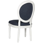 Chaise de salle à manger ovale dossier parisien, lot de 2 – Plusieurs coloris
