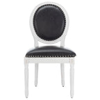 Chaise de salle à manger ovale dossier parisien, lot de 2 – Plusieurs coloris