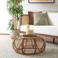 SAFAVIEH Lockie Round Coffee Table - 30  W x 30  D x 16  H - 30Wx30Dx16H