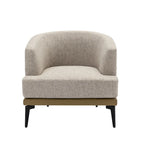 Fauteuil crapaud bicolore, Vert Moutarde / Orange Brûlé, 1 place