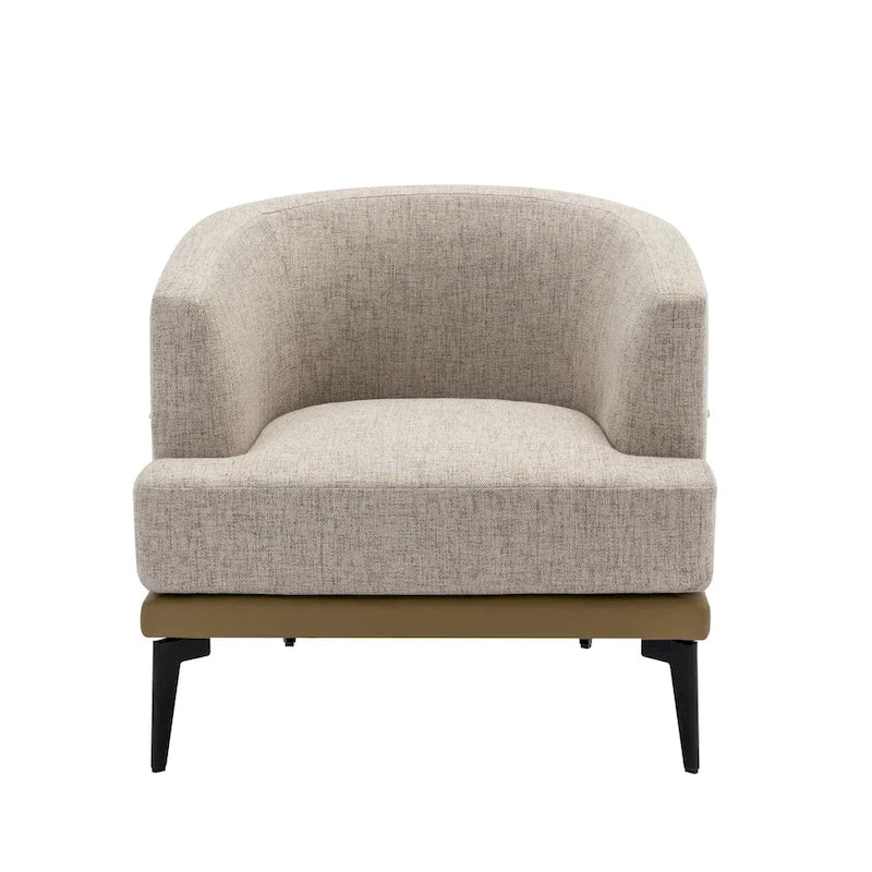 Fauteuil crapaud bicolore, Vert Moutarde / Orange Brûlé, 1 place
