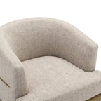 Fauteuil crapaud bicolore, Vert Moutarde / Orange Brûlé, 1 place