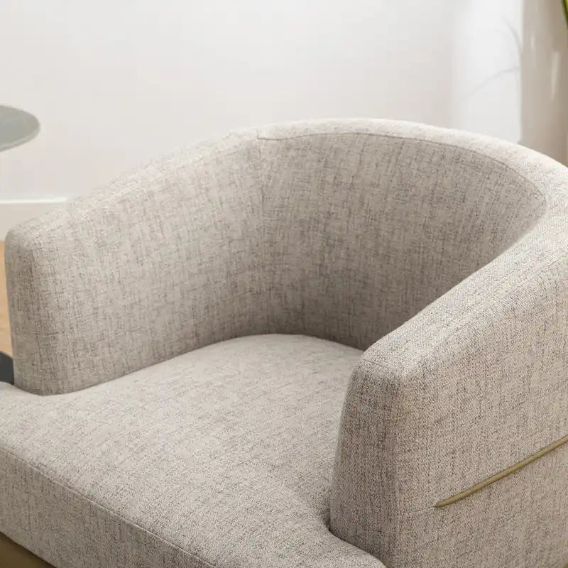 Fauteuil crapaud bicolore, Vert Moutarde / Orange Brûlé, 1 place