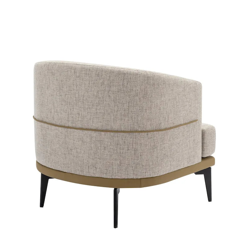 Fauteuil crapaud bicolore, Vert Moutarde / Orange Brûlé, 1 place