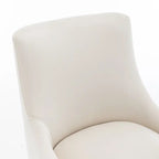 Chaises de salle à manger sans accoudoirs, revêtues de velours, lot de 4 – Gris / Noir / Bleu marine / Vert / Beige